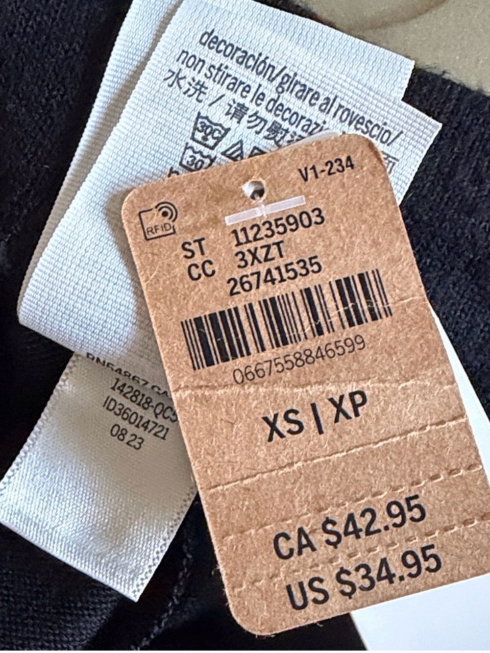 🆕 PINK Victoria’s Secret Cozy Jogger Sleep Pants NWT Black Logo Women’s Size XS - Picture 14 of 14